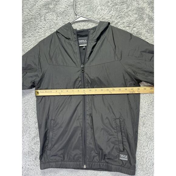 O'Neill Jacket Boys Medium Black Full Zip Jacket Hoodie TRVLR Series Lightweight - Picture 4 of 9